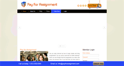 Desktop Screenshot of payforassignment.com